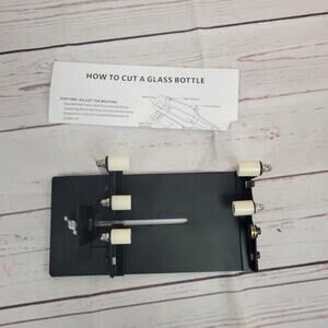Adjustable Glass Bottle Cutter Kit DIY Craft Tool w/Accessories New